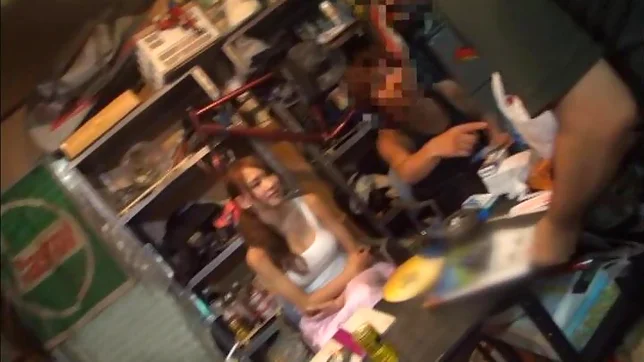 Skinny Asian milf with enhanced tits Nami Aino enjoys cock riding 3