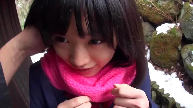 Amateur girl with tiny tits Yuna Kimino sucks and licks cock 6