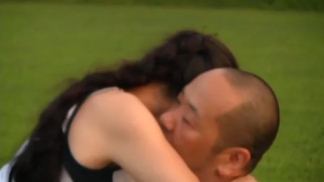 Luscious sporty chick is fucked doggystyle outdoors