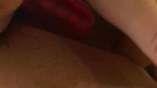 Pretty Japanese model fondles her wet pussy