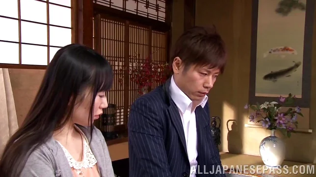 Horny teen Azusa Nagasawa enjoys a hard one