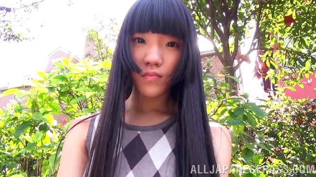 Petite caramel teen Ichigo Aoi gets pounded by young and old dudes 2