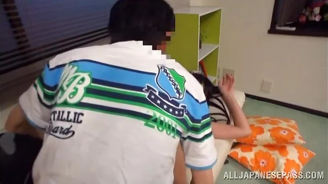 Horny Japanese stunner Tsubomi gets fingered and screwed