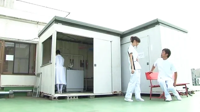 Arousing Japanese AV Model flirts with a guy and gets screwed