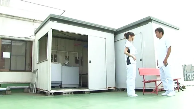 Arousing Japanese AV Model flirts with a guy and gets screwed