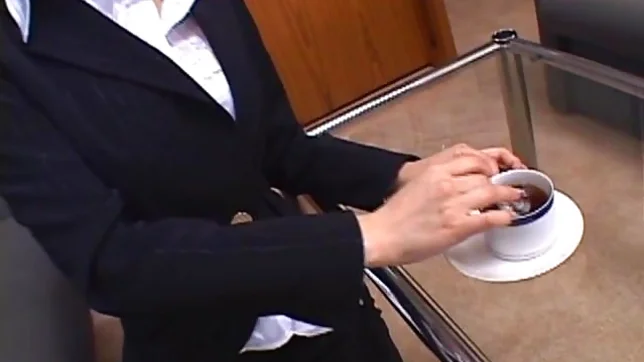 Jun Kusanagi Lovely Asian model gives a sensual blowjob on a date 2