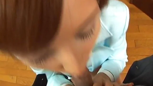 Mecumi hot Japanese doll sucks cock and swallows cum 2