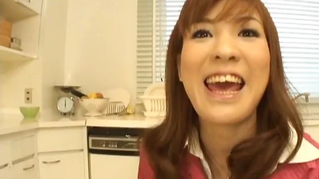 Maria Asagiri pretty Asian chick shows off her pussy and gives blow job 3