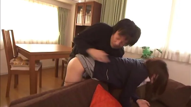 Lovely Saki Ninomiya gets a kinky couch fuck 2