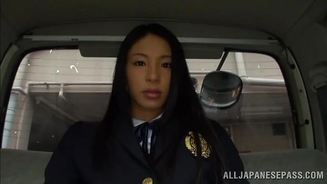 Car sex with nice sexy teen Kanon Takikawa