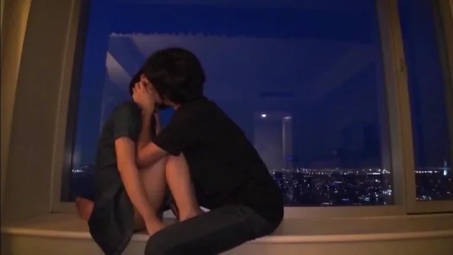 An arousal kissing gets Mayu Satou horny 2