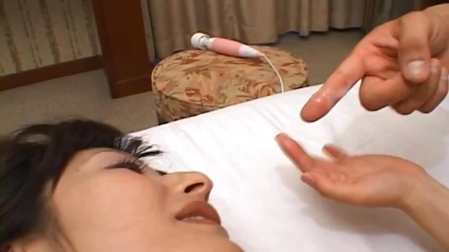 Babe with tiny tits Ryoko likes hot games with her anal and pussy 8