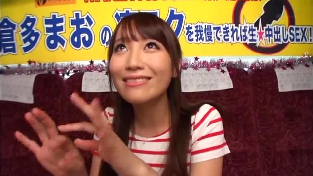 Charming brunette Mao Kurata seduces a hunk stud 3