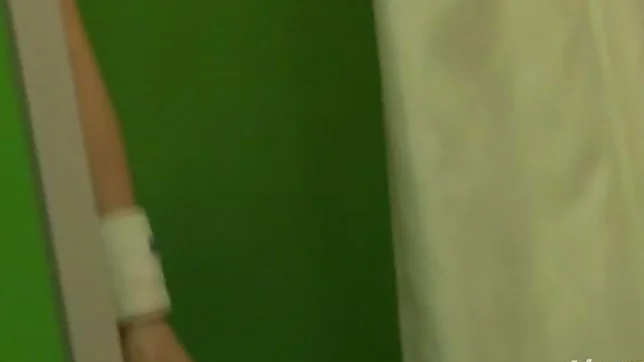 Sexy Japanese teen age cheer leader girl is having fun with sex toys