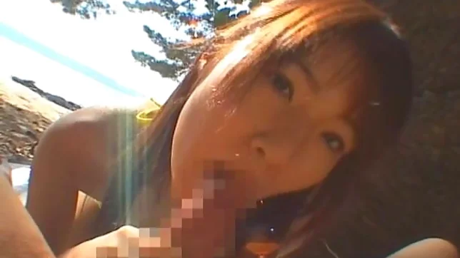 Miku Tanaka Sexy Asian doll gets a pounding on the beach 3