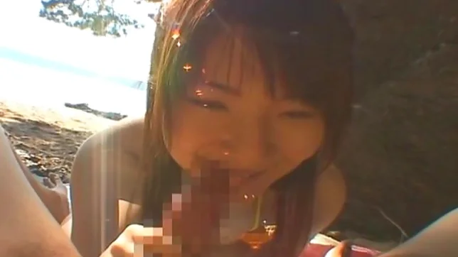 Miku Tanaka Sexy Asian doll gets a pounding on the beach 3