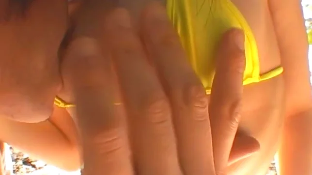 Miku Tanaka Sexy Asian doll gets a pounding on the beach 4