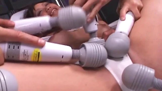 Sexy Moe Ooishi Gets Masturbated By Her Many Dildos 3