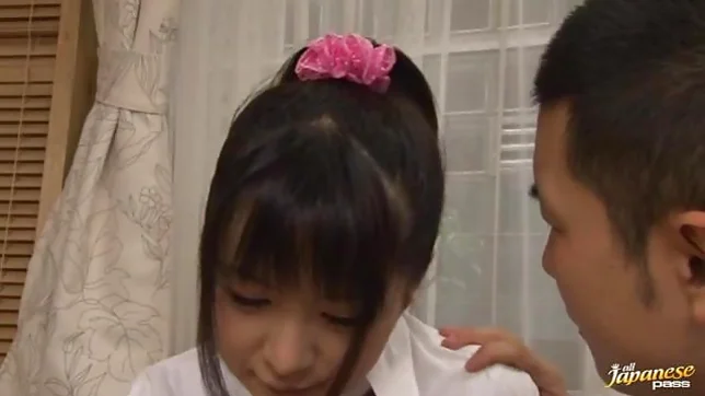 Sexy Schoolgirl Uses Her Whole Body To Get Him Cumming 4