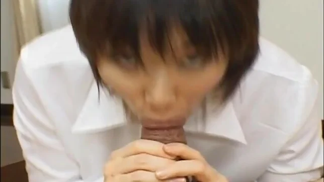 Ruri Anno Is One Heck Of A Secretary, She sucks Cocks On Break!