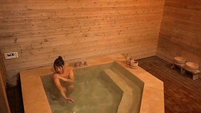 Curvy Asian lesbians is doing themselves lustly in a bath 6