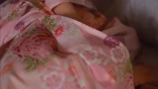 Asian teen Aino Kishi fucked hard in her silk kimono 2