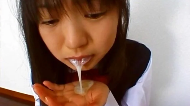 Anna Kuramoto schoolgirl blowjob 3
