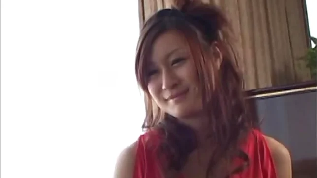 Hot Asian teen Rena Nomura spreads her legs for pussy stimulation