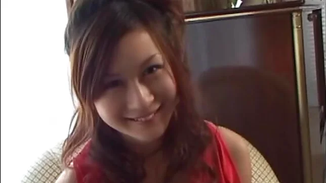 Hot Asian teen Rena Nomura spreads her legs for pussy stimulation