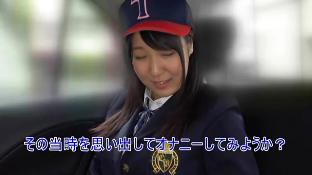 Lovely schoolgirl pleases pussy in steamy car sex 2