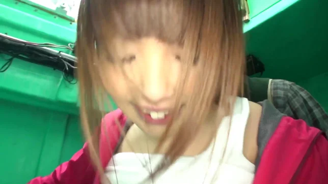 Naughty Japanese schoolgirl Riho Hirose gets her pussy licked and hammered 5