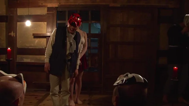 Appetizing Japanese milf Sena Minami fucked by strange visitors 2