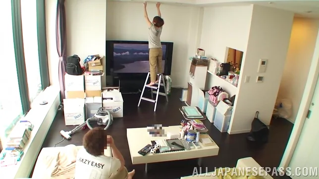 Teen Aina Tsuji gets seduced by horny and hot stud 5