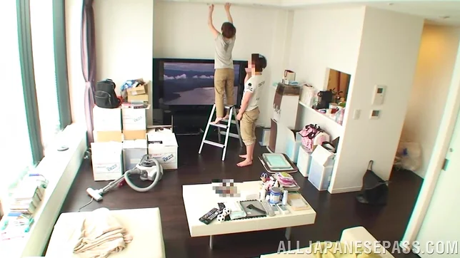 Teen Aina Tsuji gets seduced by horny and hot stud 5