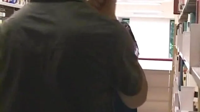 Naughty Schoolgirl Gets Fingered To An Orgasm In A Library 3