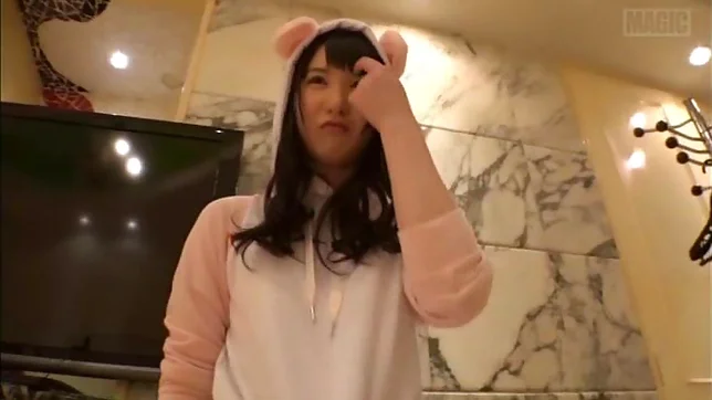 Japanese amateur tries cock in sensual POV scenes