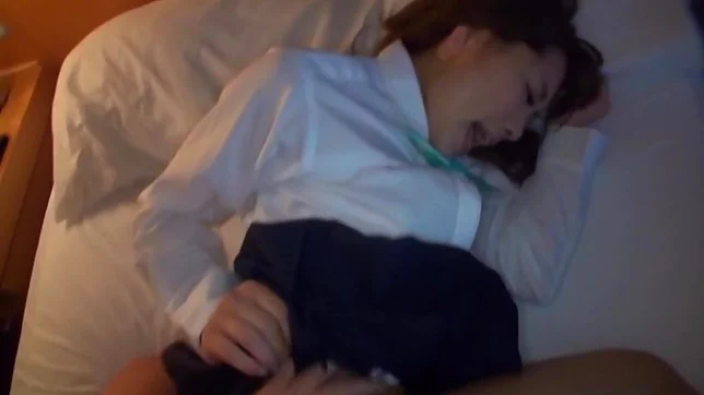 Horny Japanese gets her pussy drilled hard 4