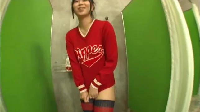 Hot Japanese AV Model receives pussy stimulation