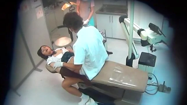 Juicy Japanese AV model is screwed by a horny dentist 3