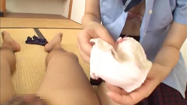 Delicious teen enjoys an awesome CFNM session 3