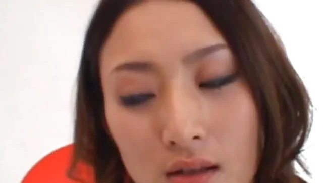 Risa Asian model gives a sensual blowjob to her horny guy 4