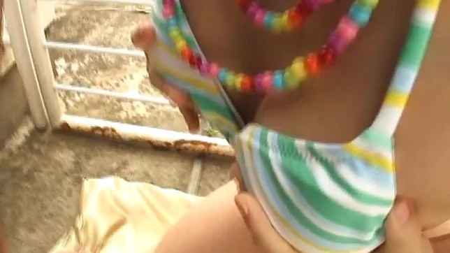 Maho Sawai beautiful Asian teen gives blow job 3