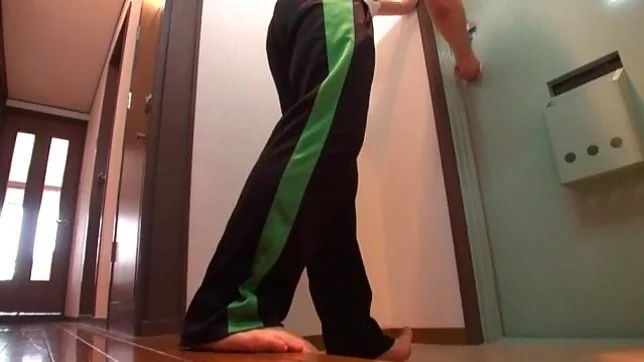 Cute teen gets fucked up her skirt while doing housework 4