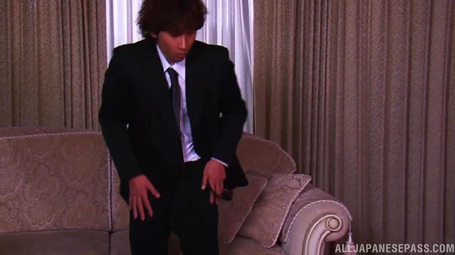 Cum in mouth of horny milf Akiho Yoshizawa 4