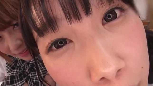 Japanese schoolgirls are being naughty 5