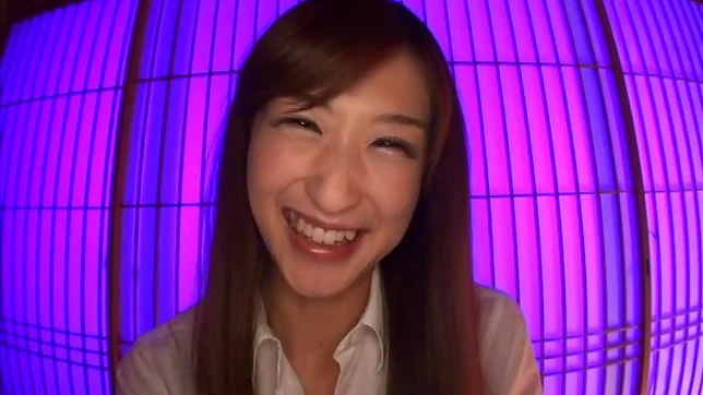 Ichika Kanhata naughty Japanese teacher gives foot job and blowjob