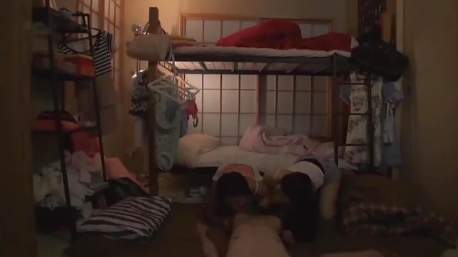 Big tits beauty enjoys getting freaky in the hostel 6