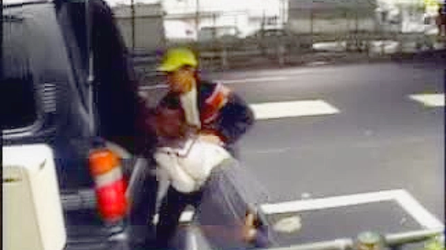 Naughty Girl 18+ Gives Hot Asian Blowjob to Truck Driver