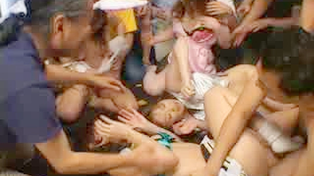 Hot Crazy Gang Bang With Horny Asians All Night Long