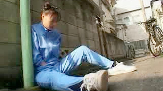 Outdoor Orgasm! Sexy Asian Teen 18+ Fingers Her Hairy Pussy